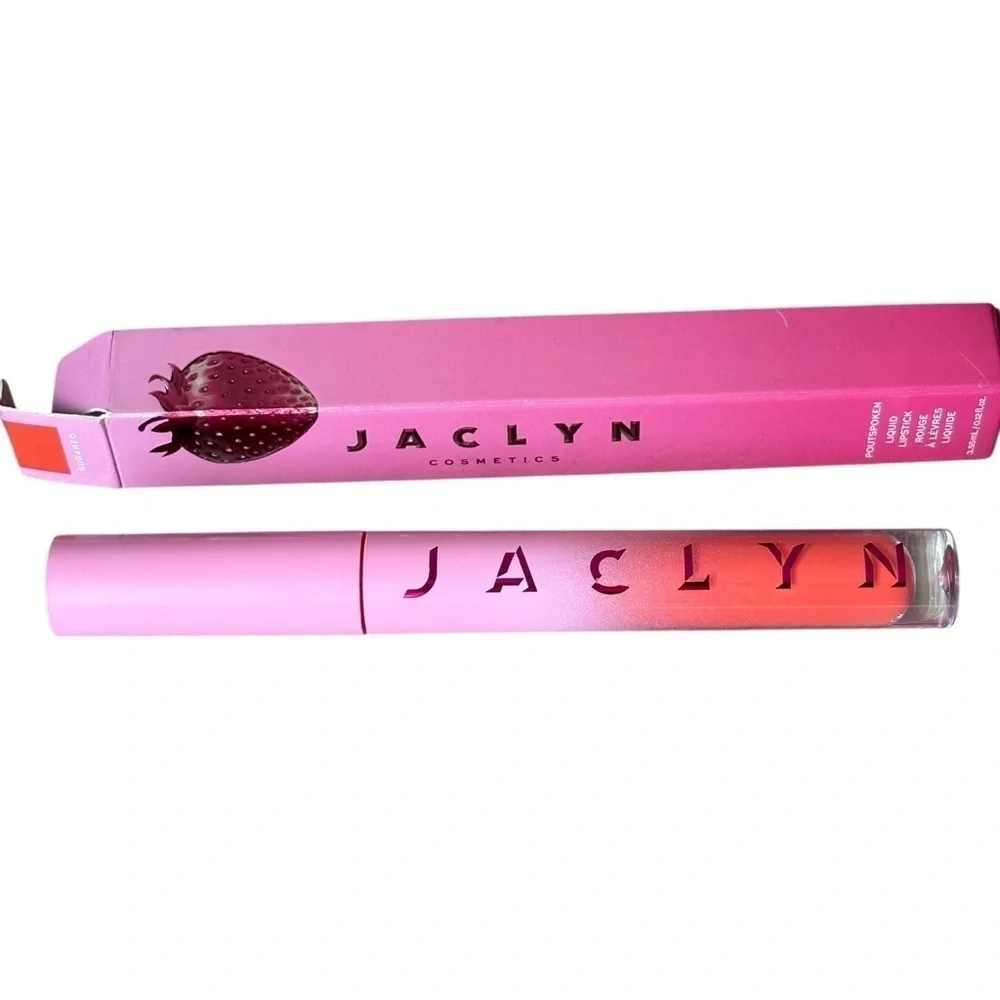 Jaclyn Cosmetics Poutspoken Lipstick Shade Sugared NIB NEW .12 fl oz